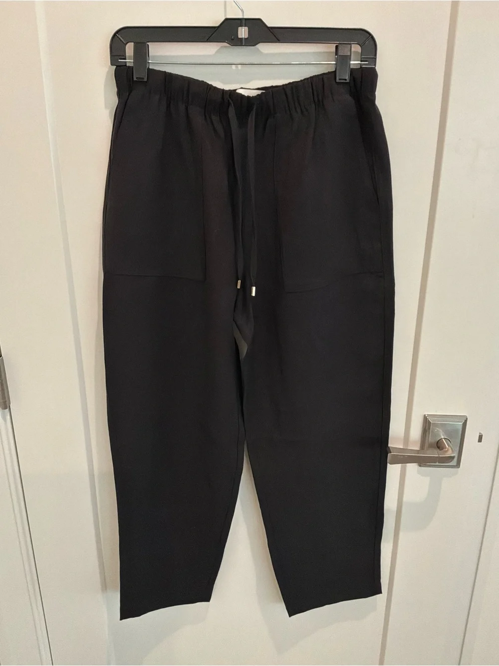 Zara Black Drawstring Jogger Trousers